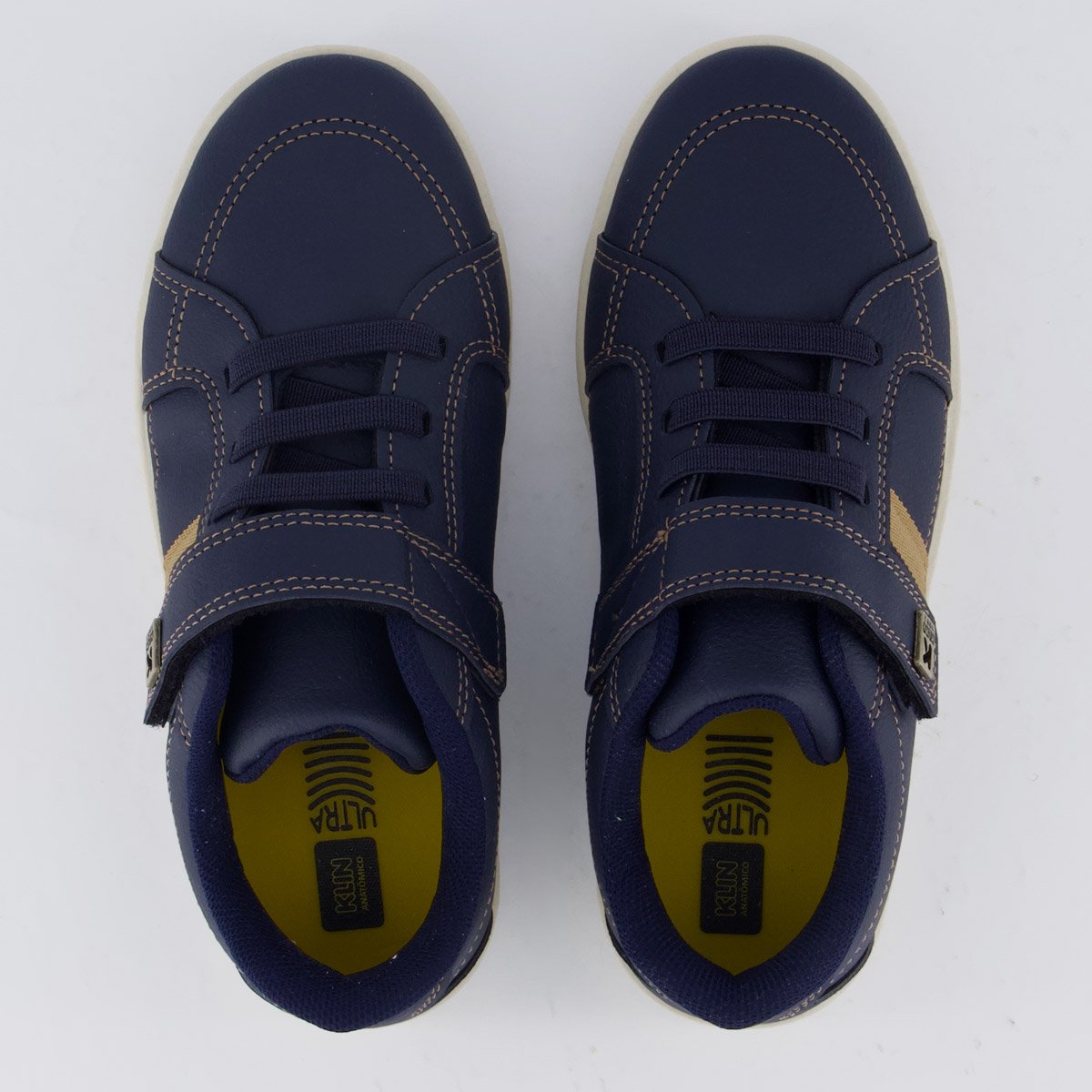 Tênis Klin Flyer Kids Juvenil Marinho e Caramelo Azul Marinho 4