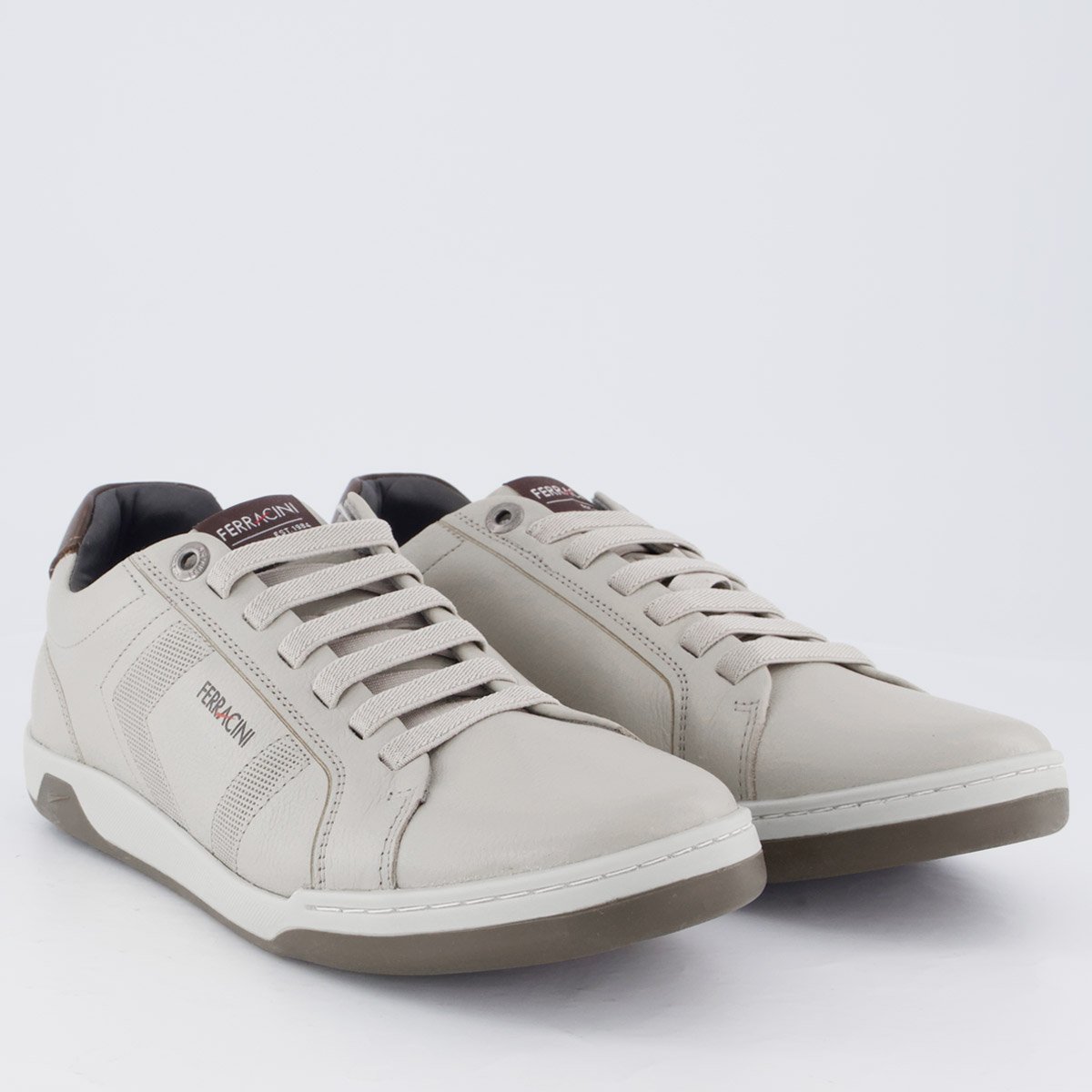 Tênis Ferracini Lexus Cinza Bege 2