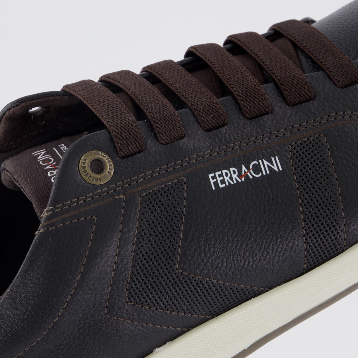 Tênis Ferracini Lexus Marrom Preto 7