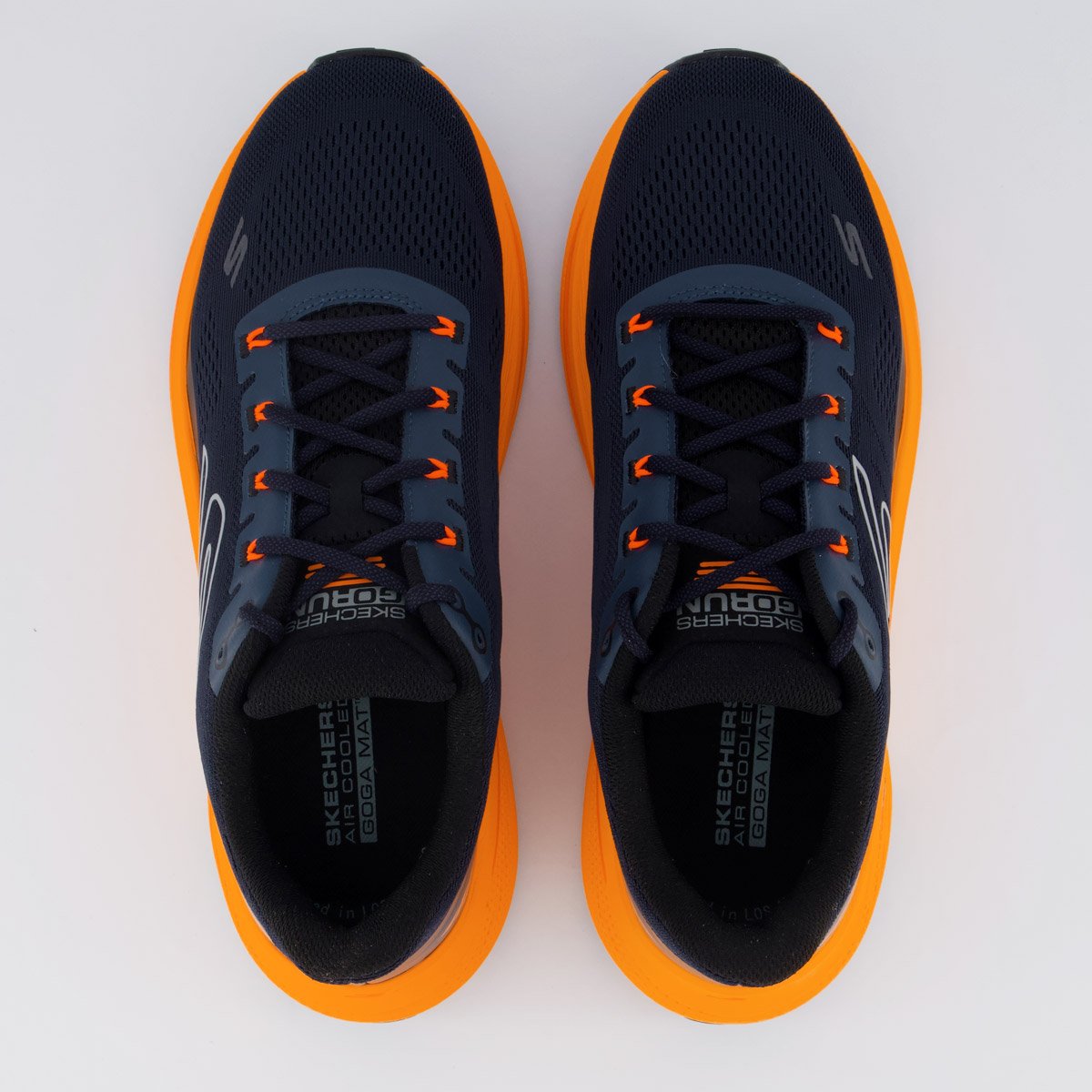 Tênis Skechers Max Cushioning Propulsion Marinho Azul Marinho/Laranja 4