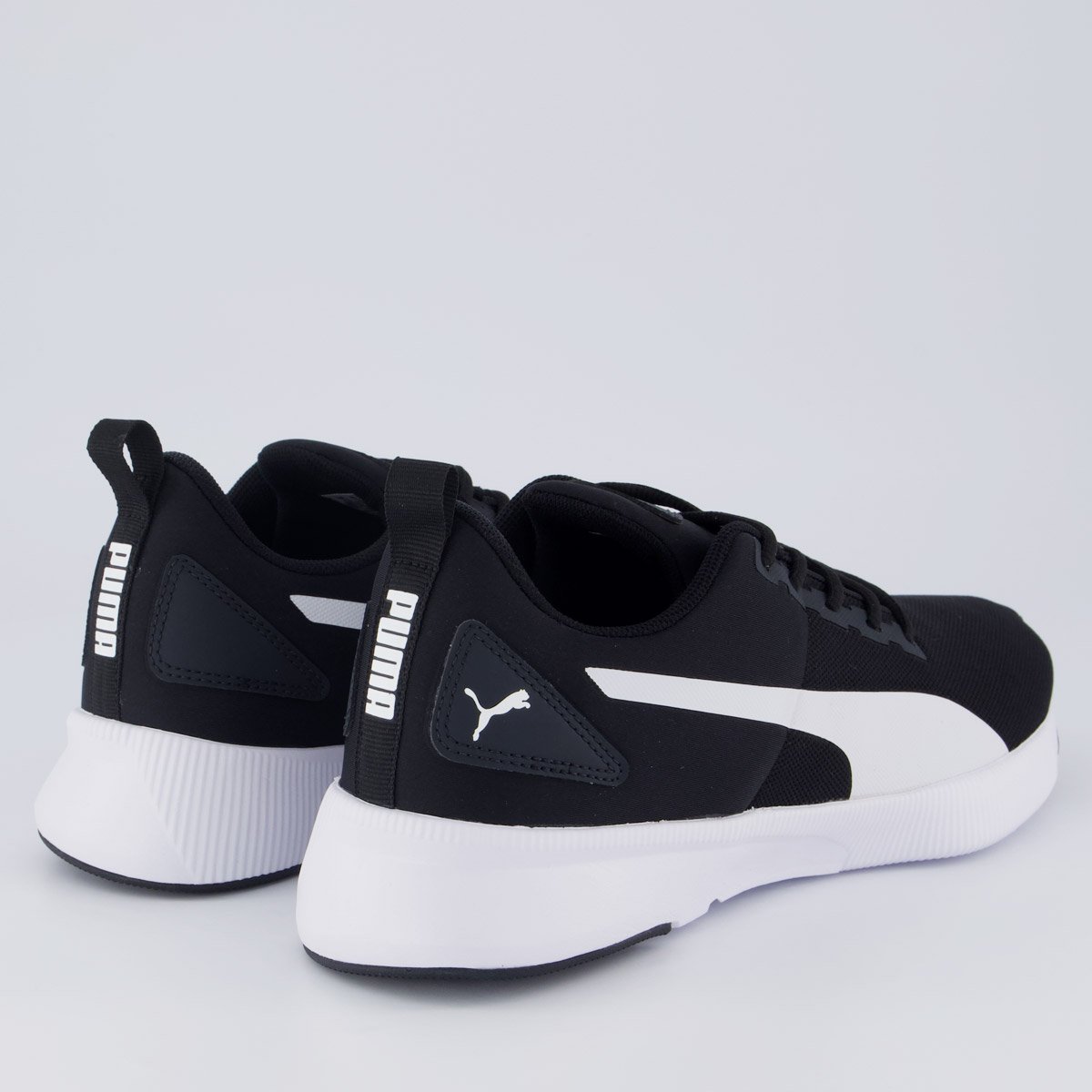 Tenis Puma Flyer Runner Mesh BDP Preto e Branco Preto 3