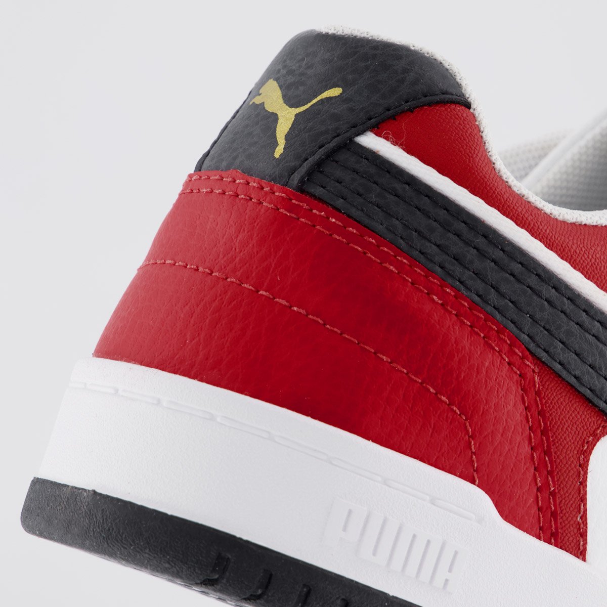 Tenis Puma RBD Game Low BDP Preto Branco e Vermelho Vermelho 6