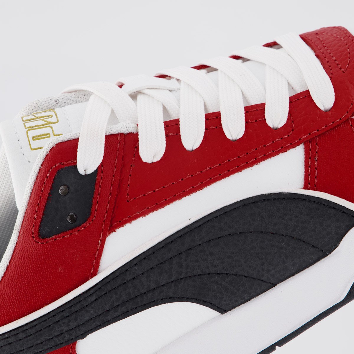 Tenis Puma RBD Game Low BDP Preto Branco e Vermelho Vermelho 7