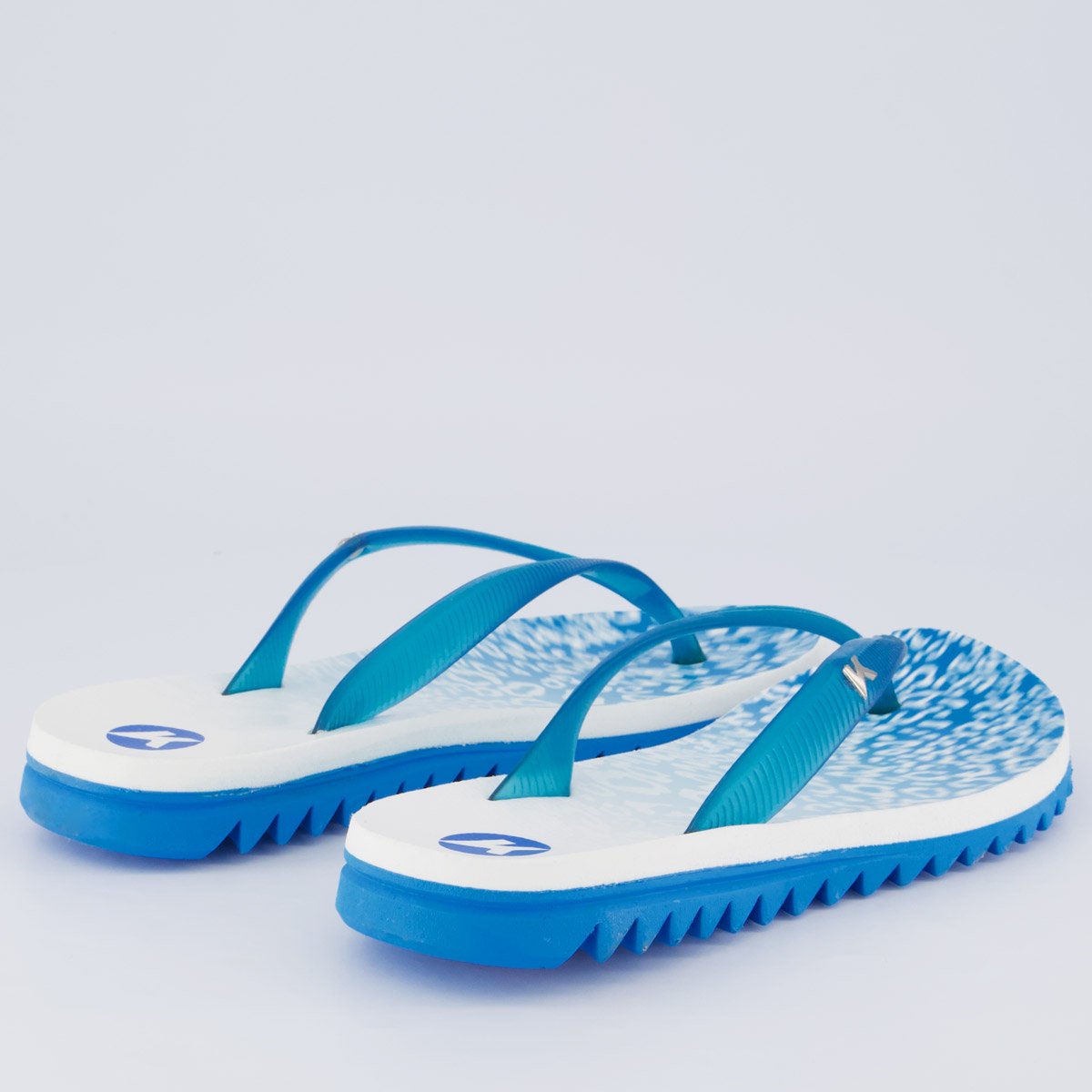 Chinelo Kenner Ibiza Onça Feminino Azul Azul 4