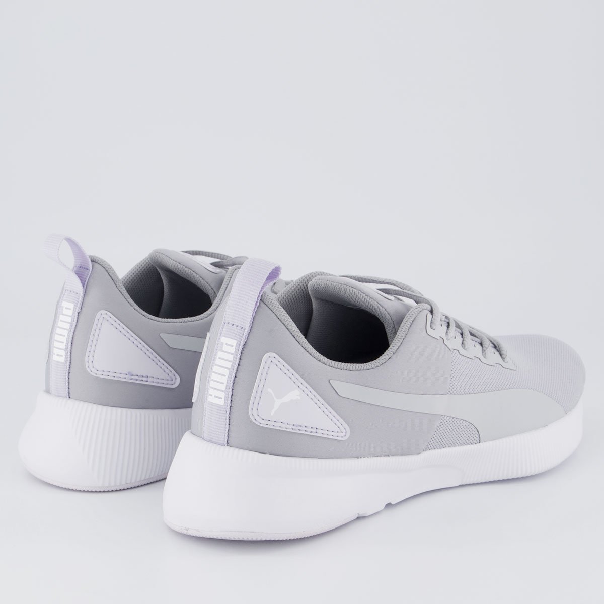 Tenis Puma Flyer Runner Mesh WNS Feminino Cinza e Branco Cinza 3