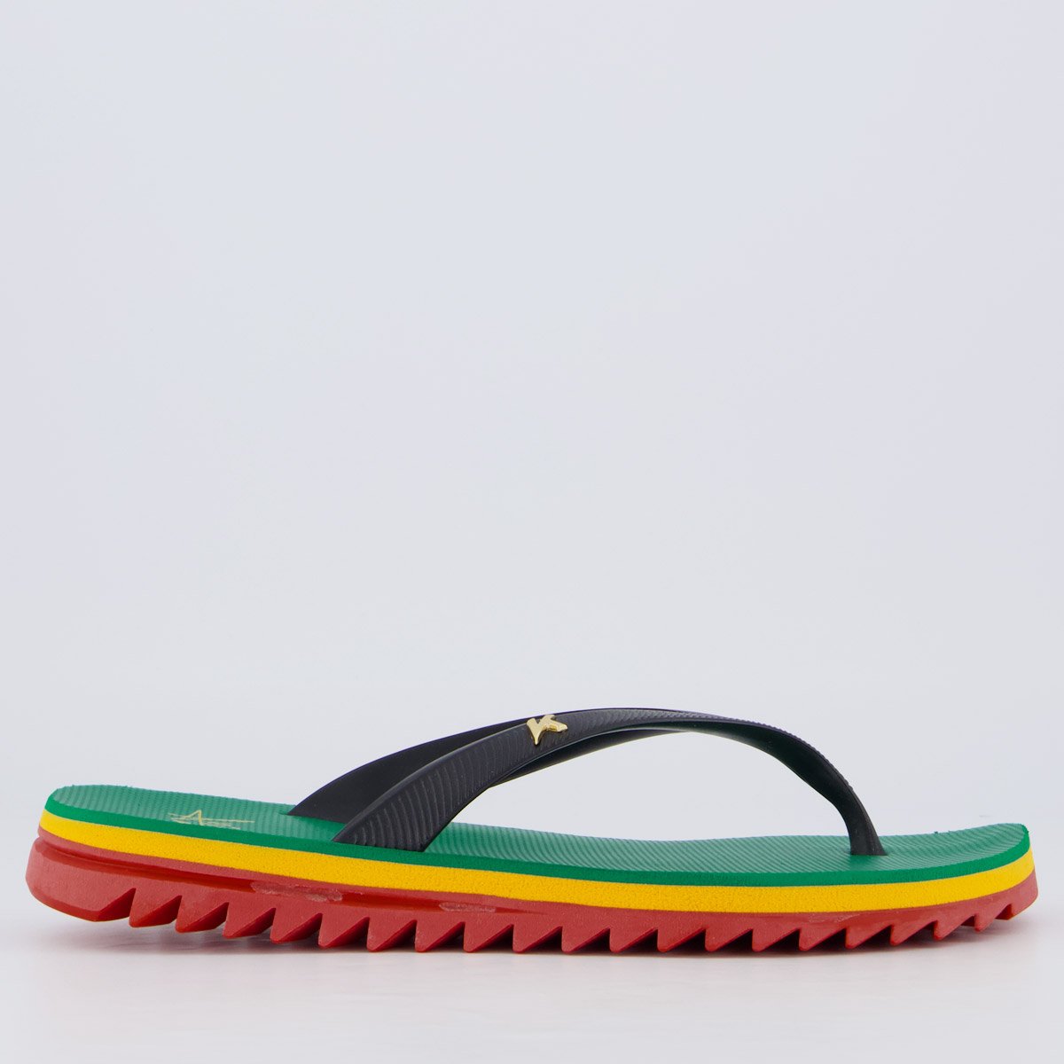 Chinelo Kenner Ibiza Reggae Anitta Feminino Verde Preto 2