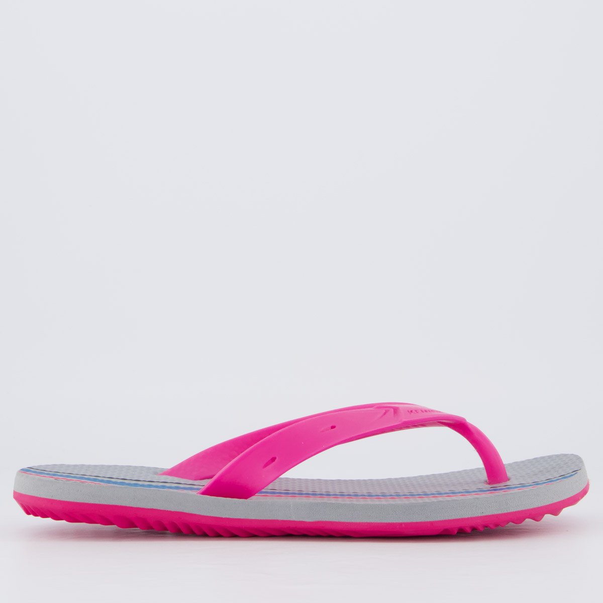 Chinelo Kenner Summer Long Rosa e Cinza Rosa 2