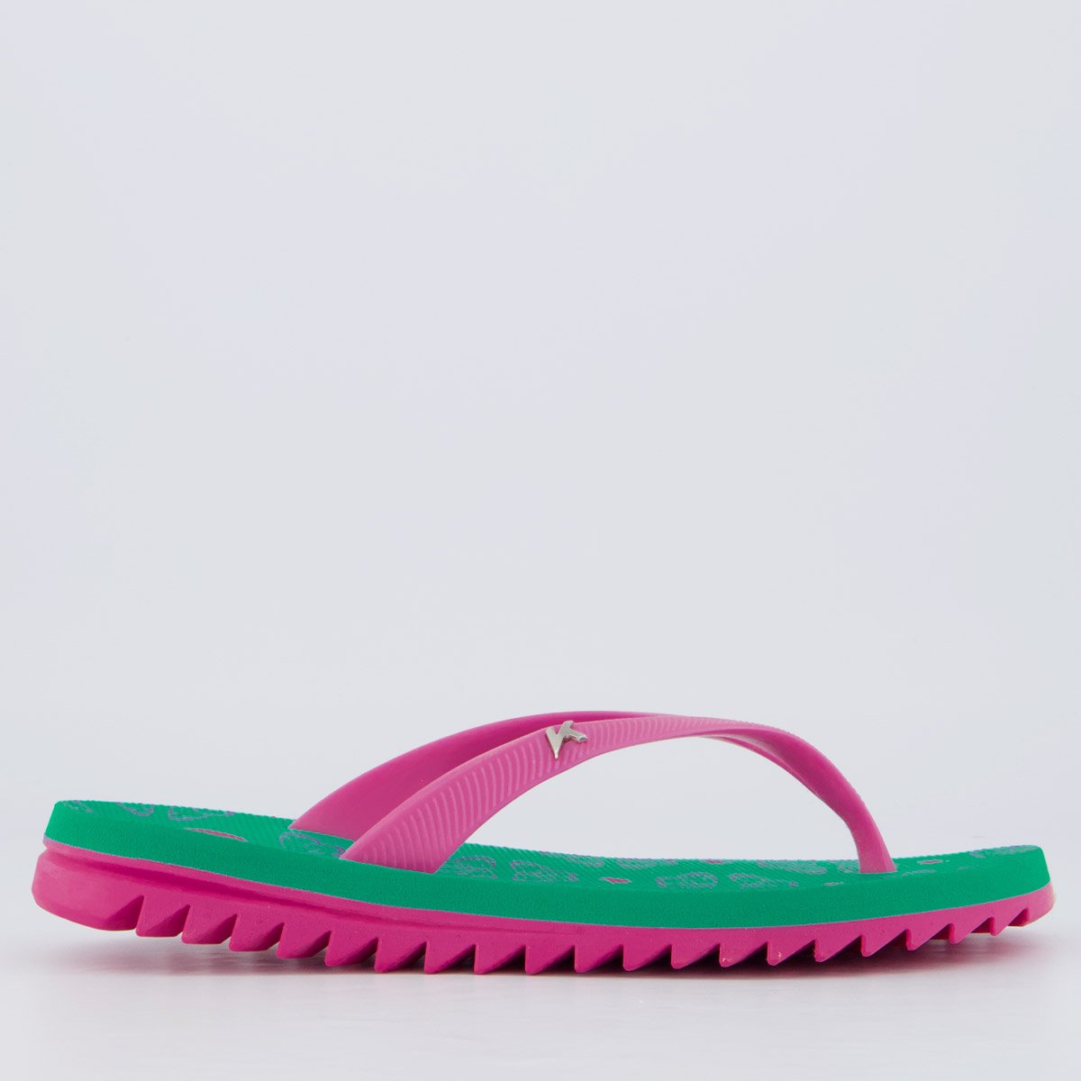 Chinelo Kenner Ibiza Fly Feminino Verde Rosa 2