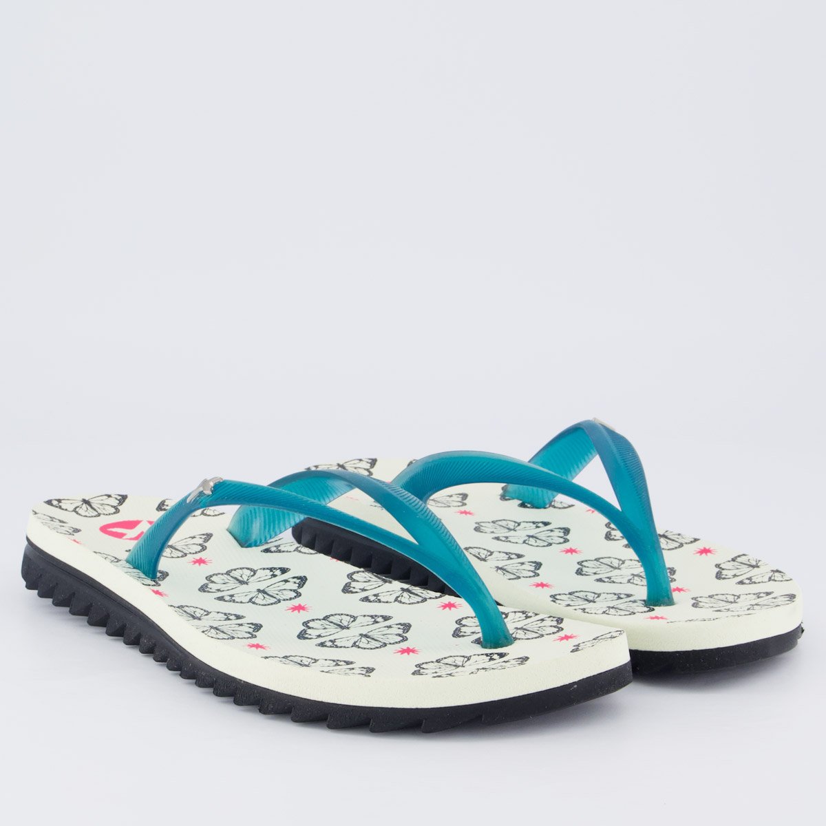 Chinelo Kenner Ibiza Fly Feminino Branco Verde 3