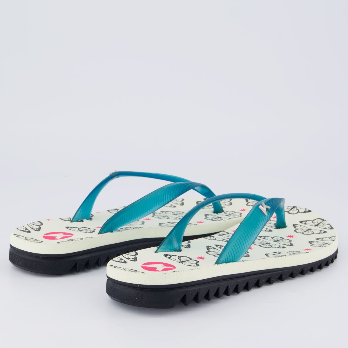 Chinelo Kenner Ibiza Fly Feminino Branco Verde 4