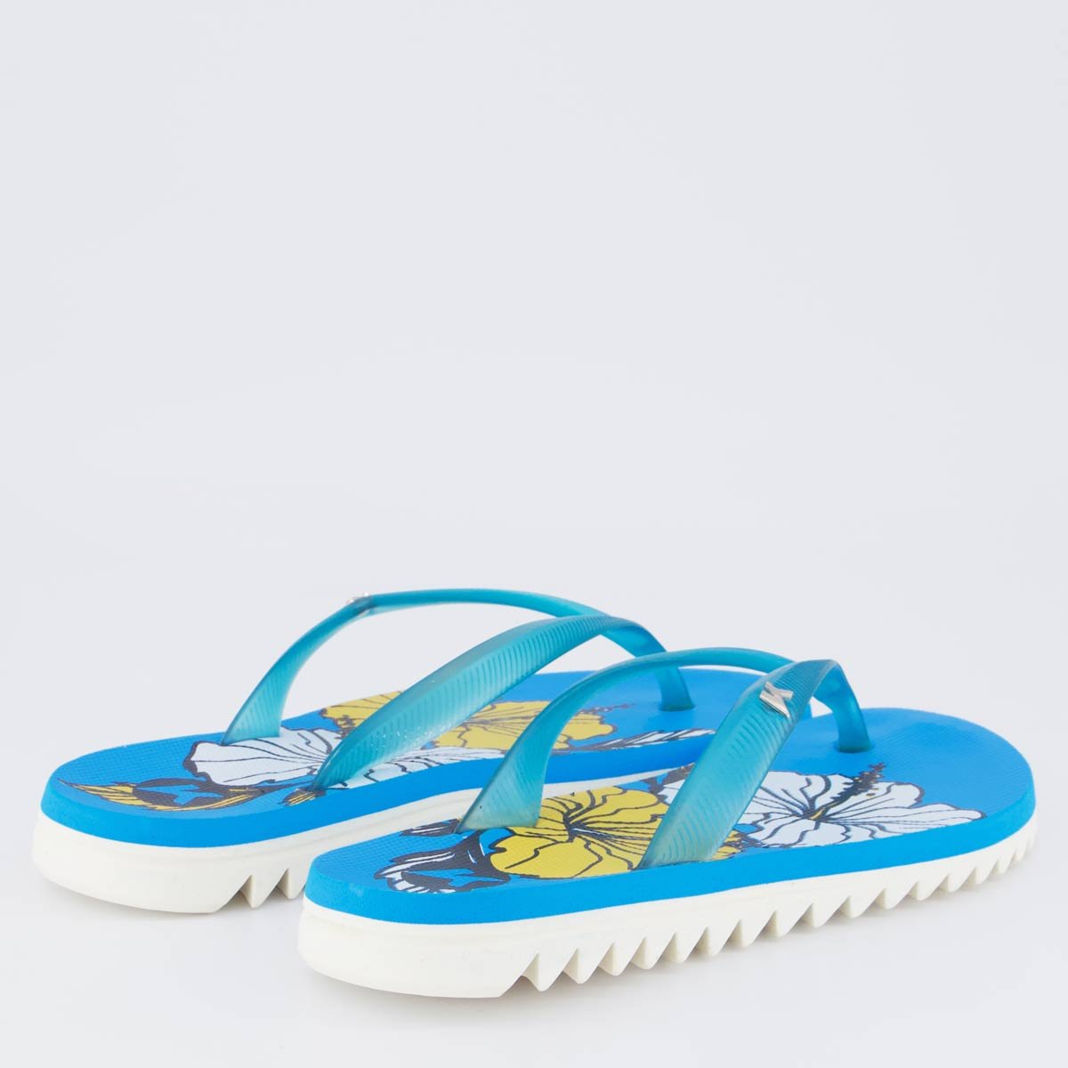 Chinelo Kenner Ibiza Hibisco Feminino Azul Azul 4