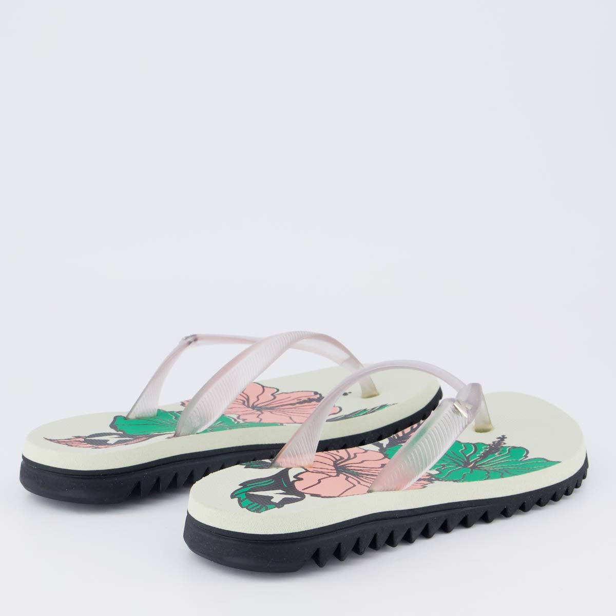 Chinelo Kenner Ibiza Hibisco Feminino Branco Off White 4