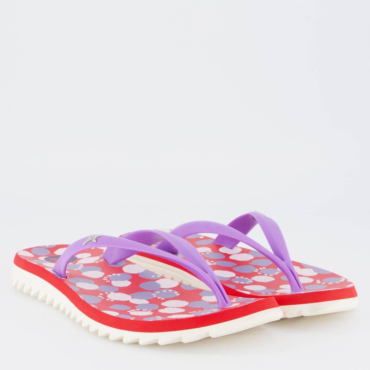 Chinelo Kenner Ibiza Polka Feminino Rosa Roxo 3