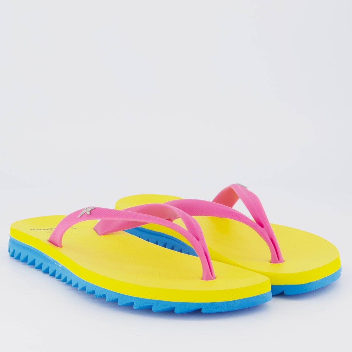 Chinelo Kenner Ibiza Anitta Feminino Amarelo Rosa 3