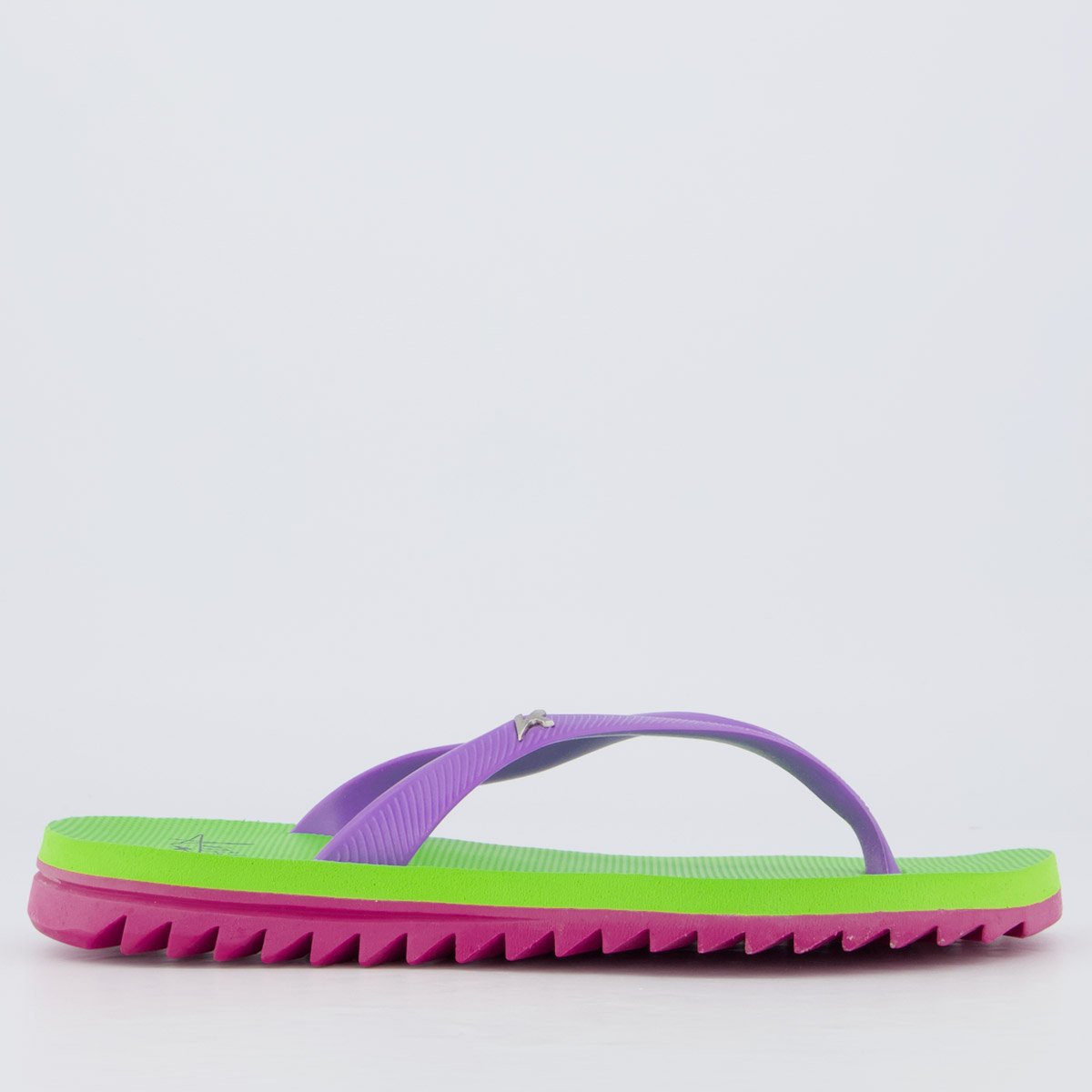 Chinelo Kenner Ibiza Anitta Feminino Verde Roxo 2