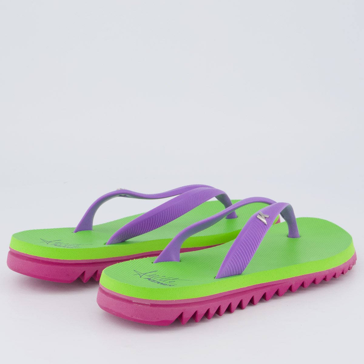 Chinelo Kenner Ibiza Anitta Feminino Verde Roxo 4