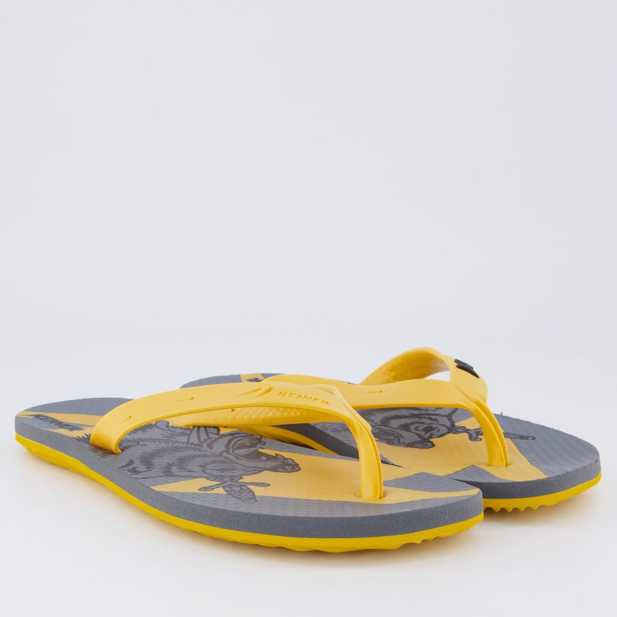 Chinelo Kenner Summer Tattoo Amarelo Amarelo 3