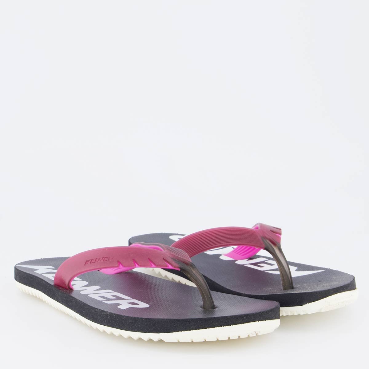 Chinelo Kenner RED Juvenil Preto e Rosa Rosa 3