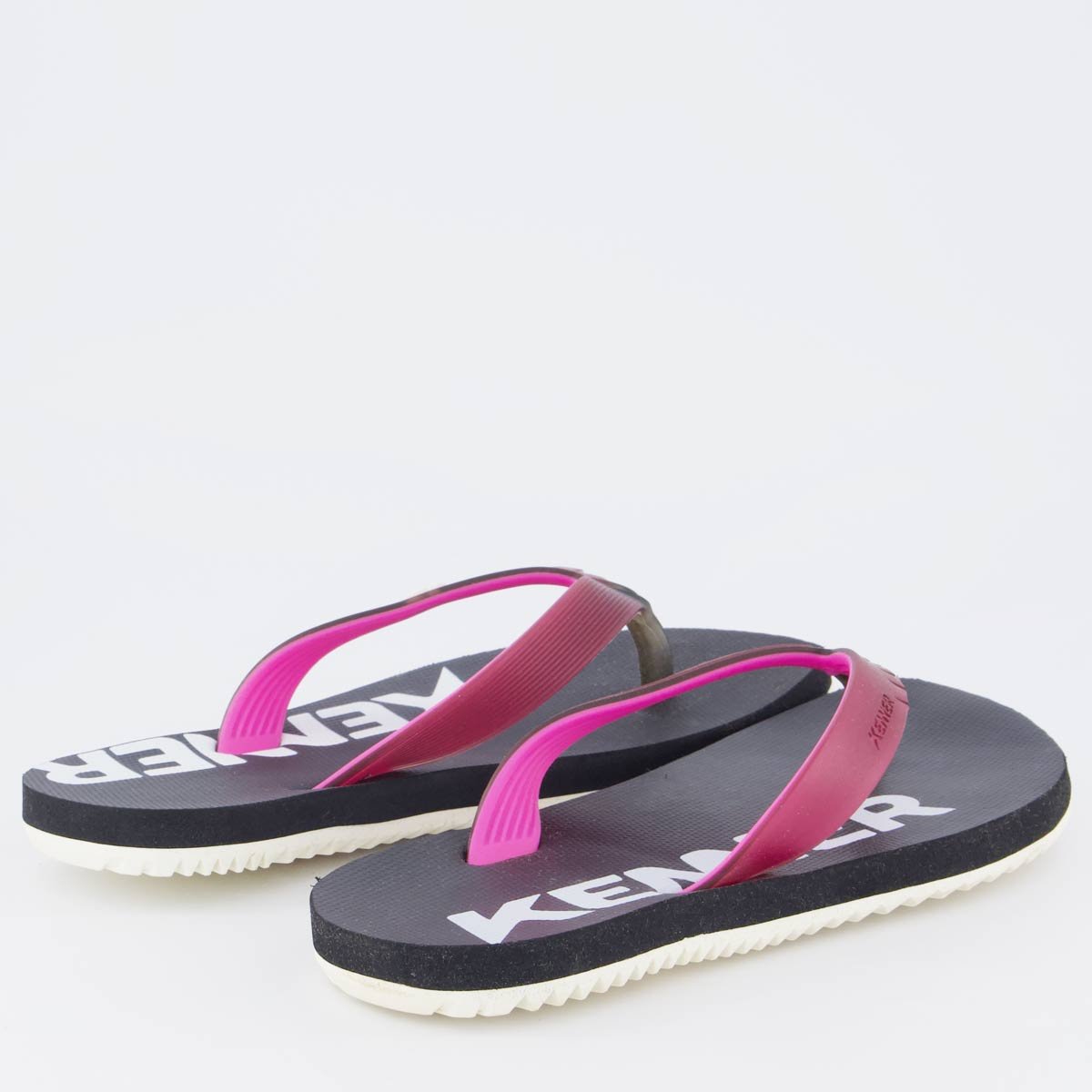 Chinelo Kenner RED Juvenil Preto e Rosa Rosa 4