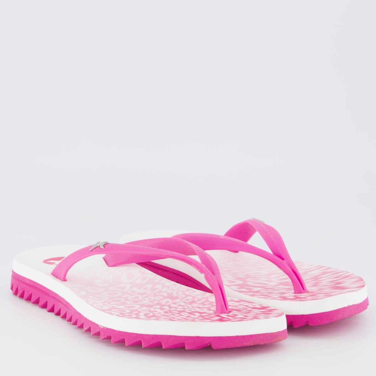 Chinelo Kenner Ibiza Onça Feminino Rosa Rosa 3
