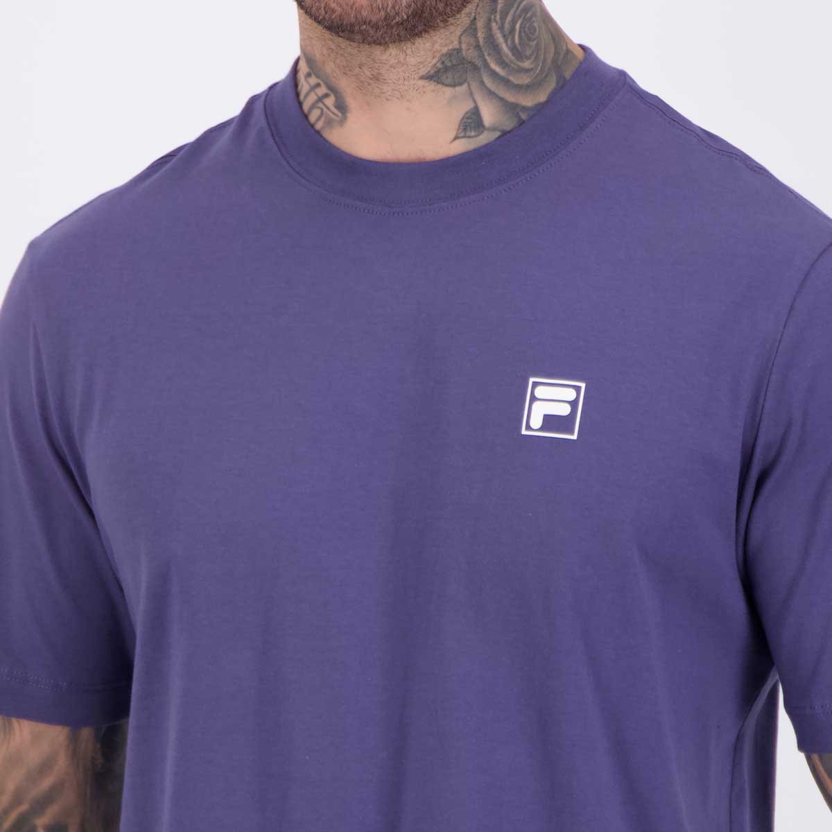 Camiseta Fila Comfort Classic Azul Marinho Marinho 5