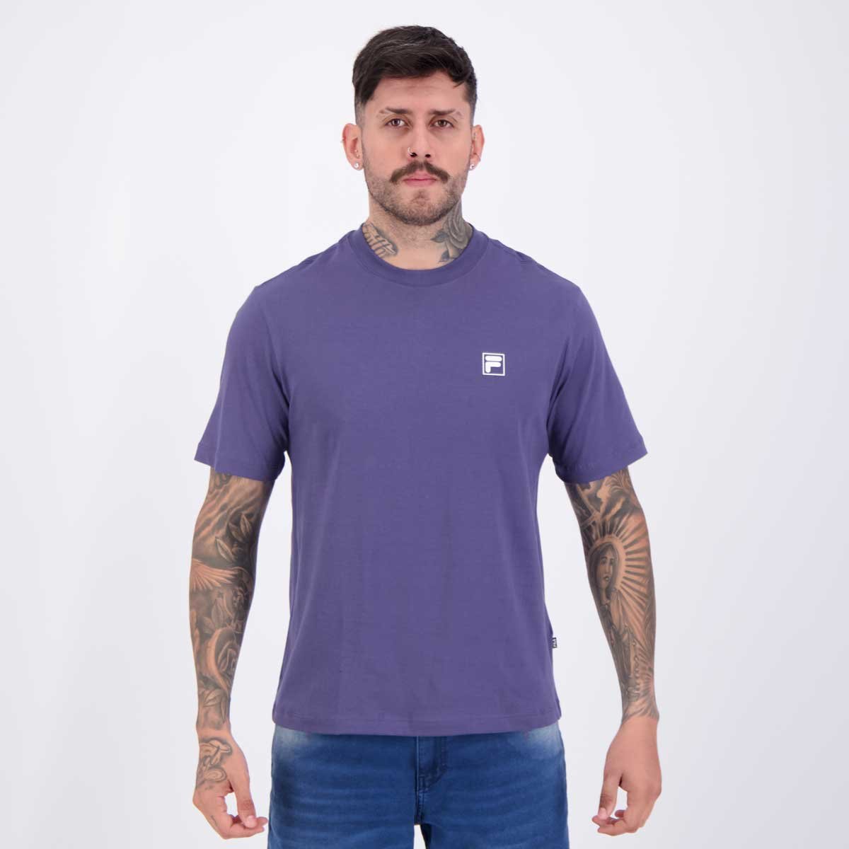 Camiseta Fila Comfort Classic Azul Marinho