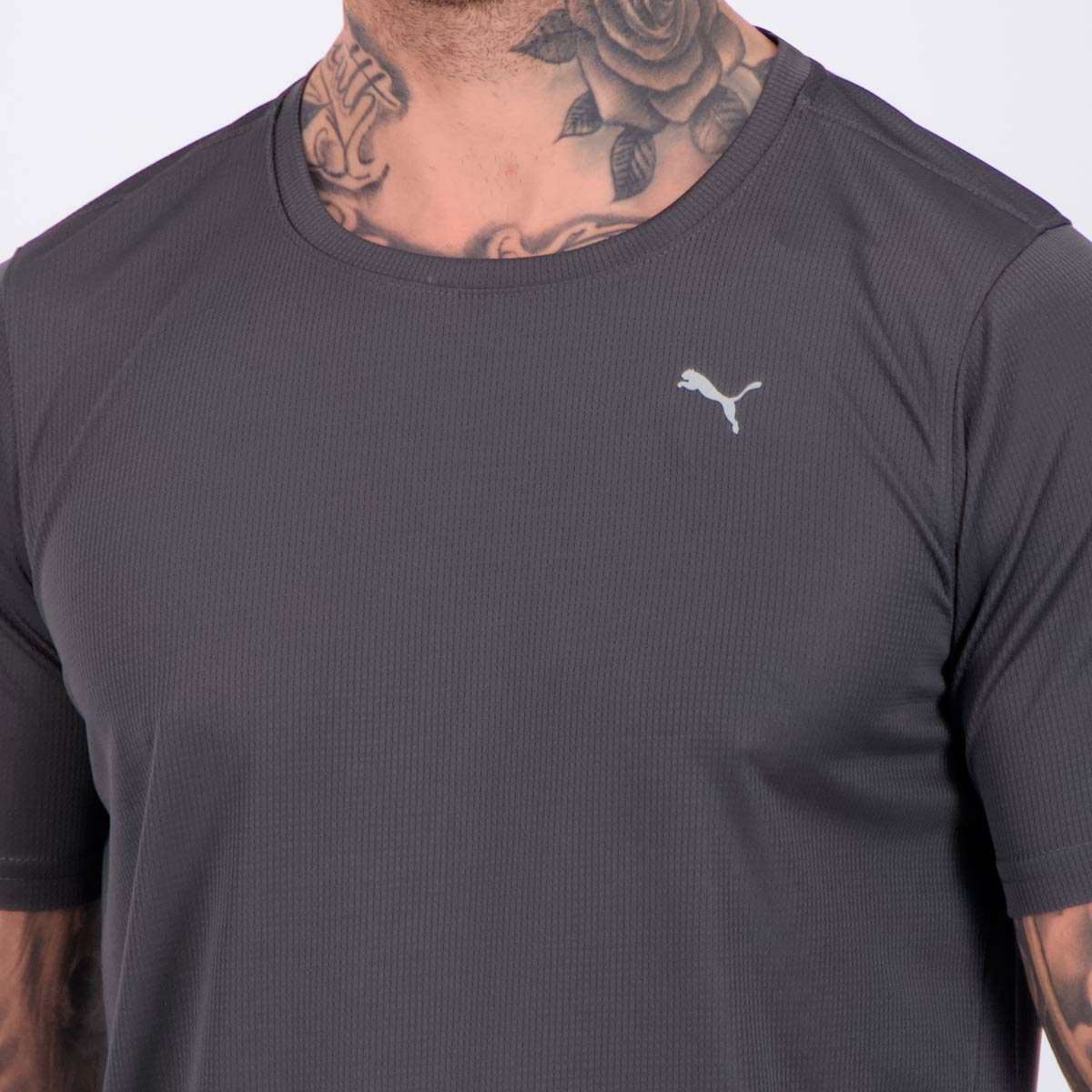 Camiseta Puma Performance SS Cinza Escuro Cinza 5