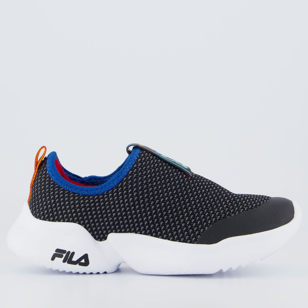 Tenis Fila Funny Infantil Branco e Preto