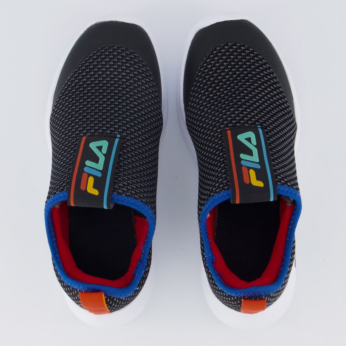 Tenis Fila Funny Infantil Branco e Preto Preto 4