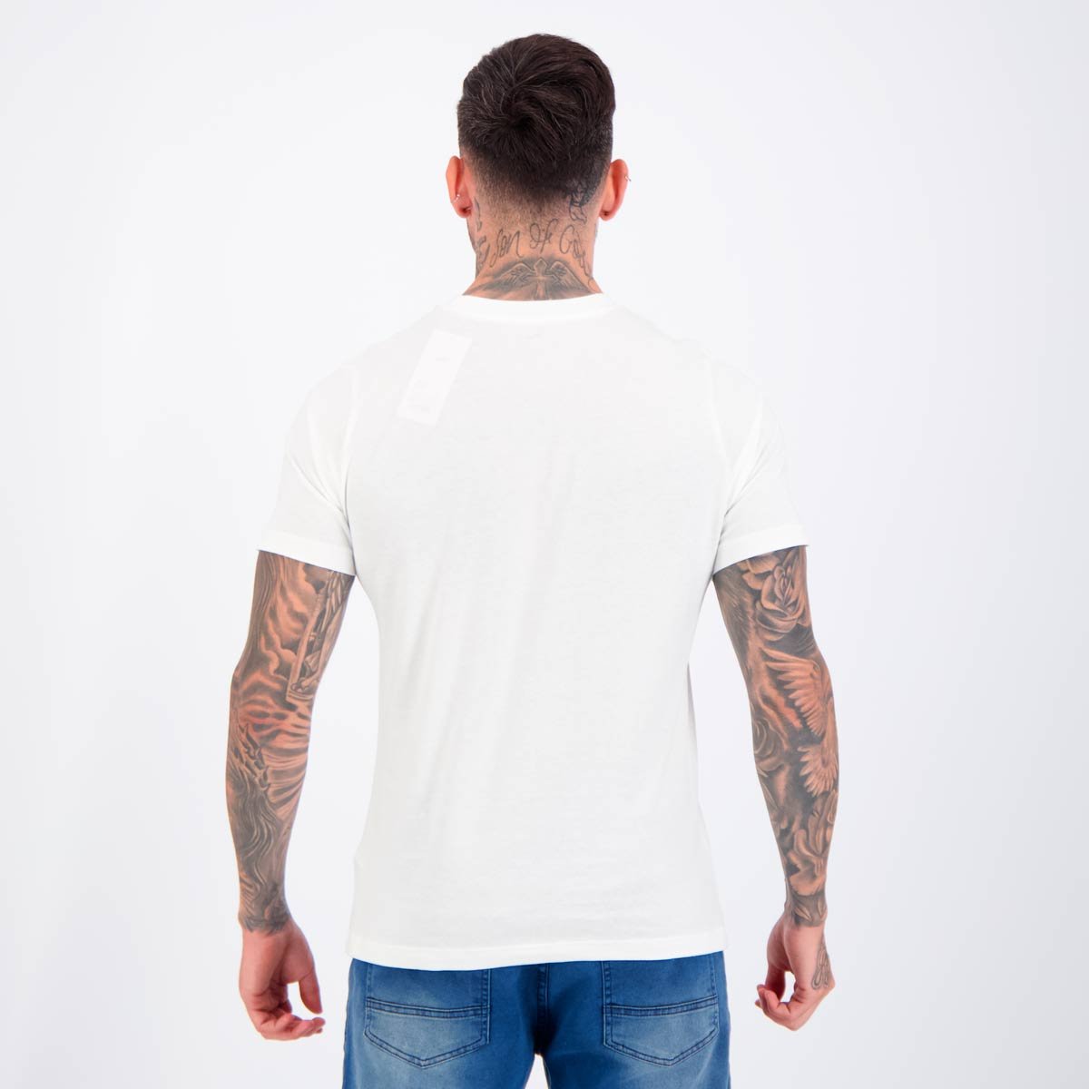 Camiseta Puma Essentials Camo Tee Branca Branco 4