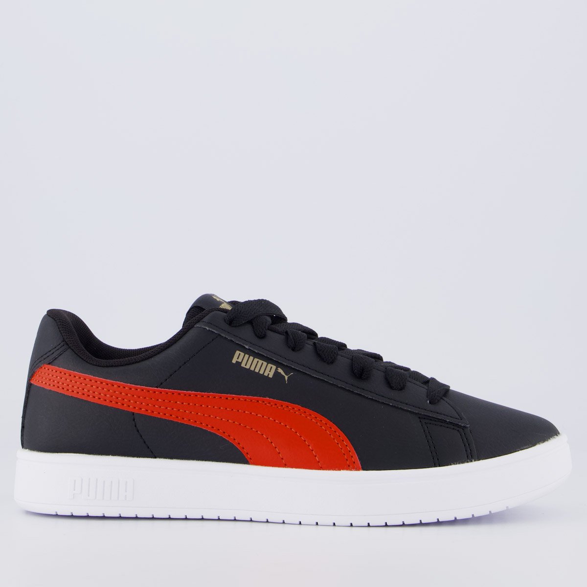 Tênis Puma Rickie Classic Feminino Preto e Vermelho