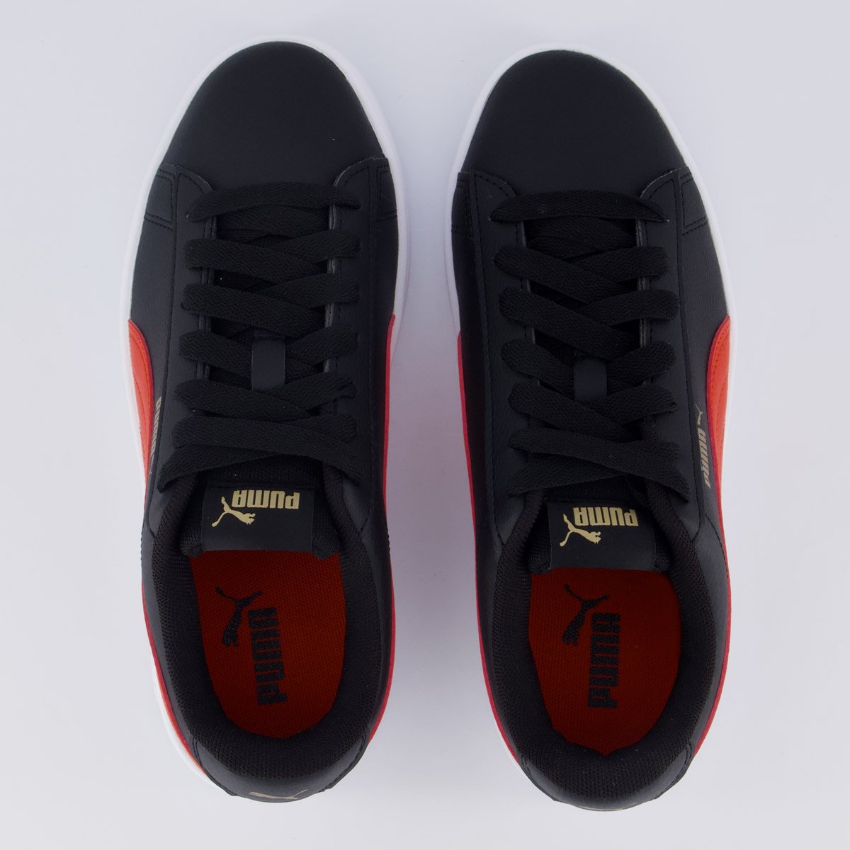 Tênis Puma Rickie Classic Feminino Preto e Vermelho Preto/Vermelho 4