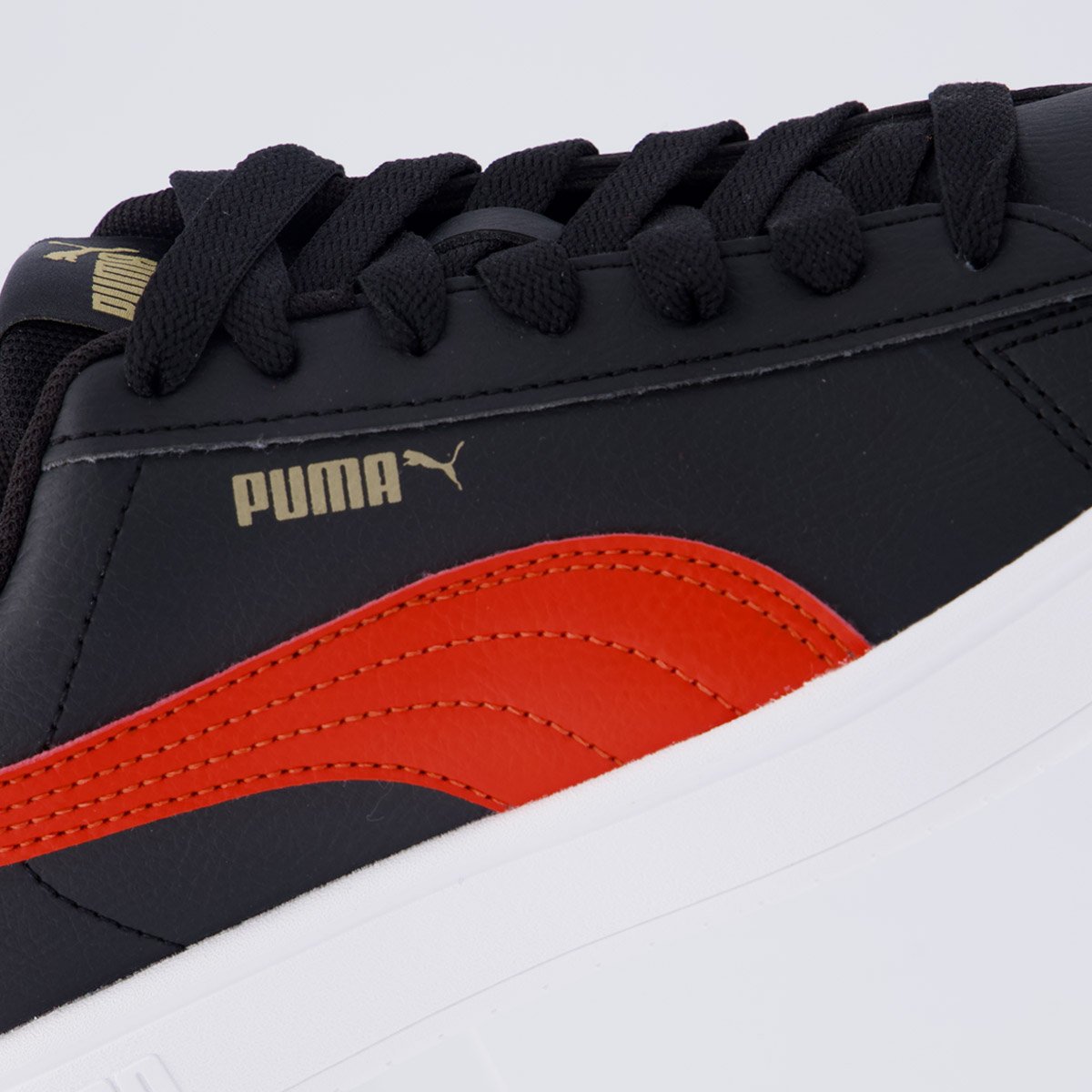 Tênis Puma Rickie Classic Feminino Preto e Vermelho Preto/Vermelho 7