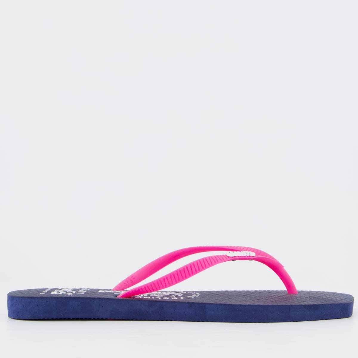 Chinelo Coca Cola Square Feeling Feminino Marinho e Pink Rosa 2