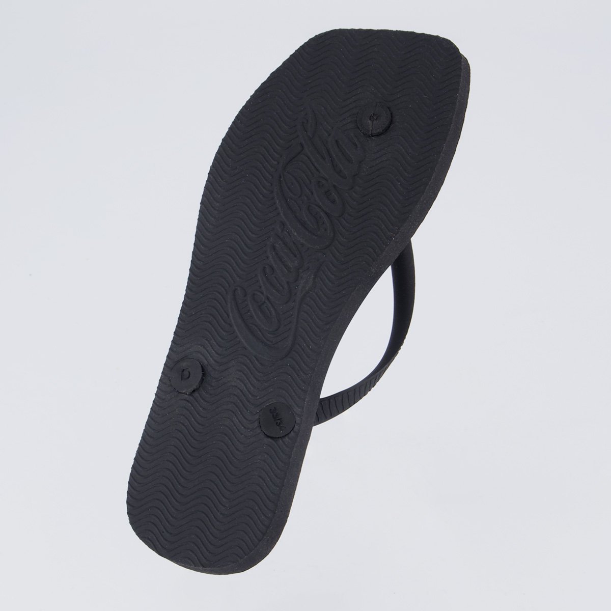 Chinelo Coca Cola Square Meli Feminino Preto Preto 5