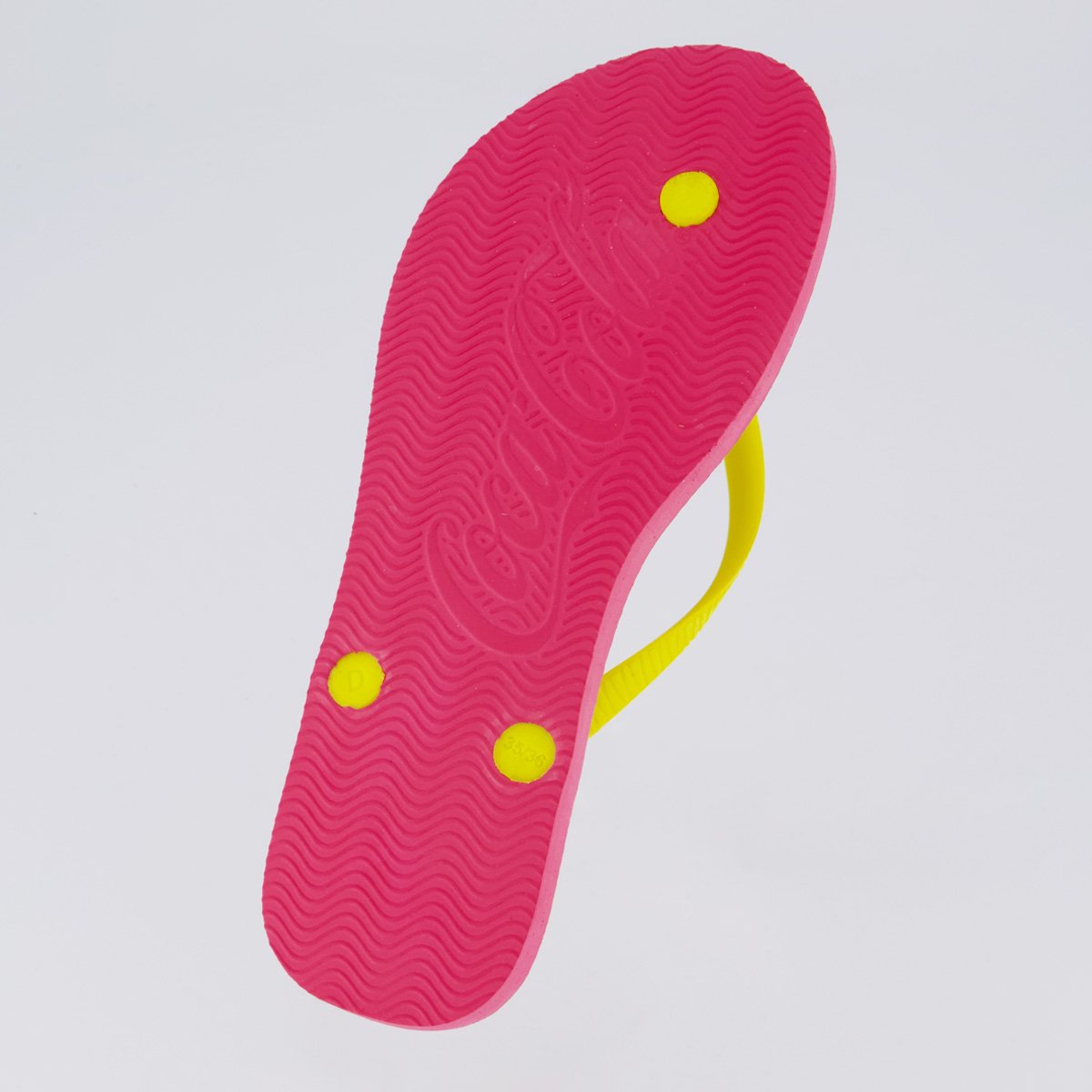 Chinelo Coca Cola Akaroa Feminino Pink e Amarelo Amarelo 5