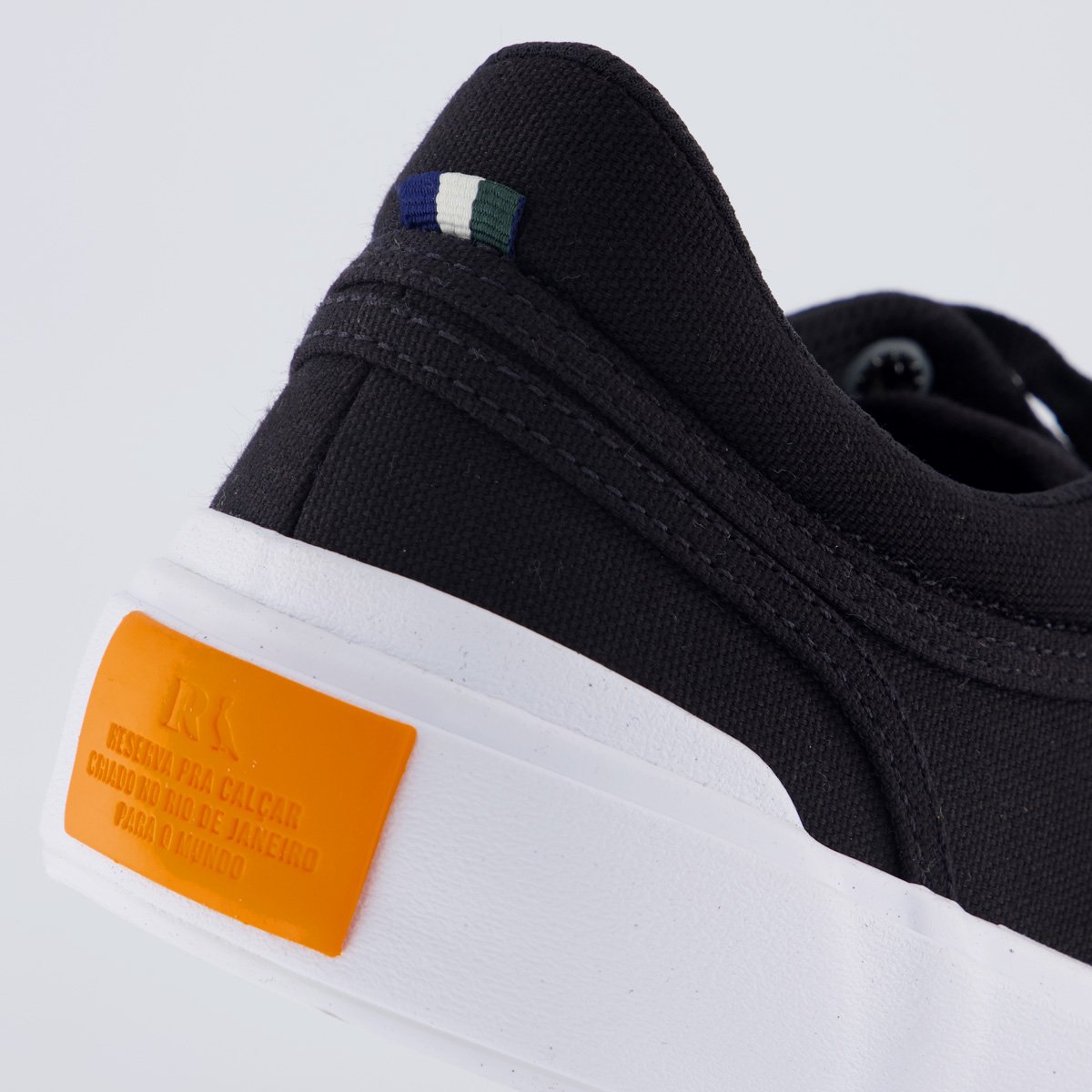 Tênis Reserva Basic Canvas Preto Preto 6