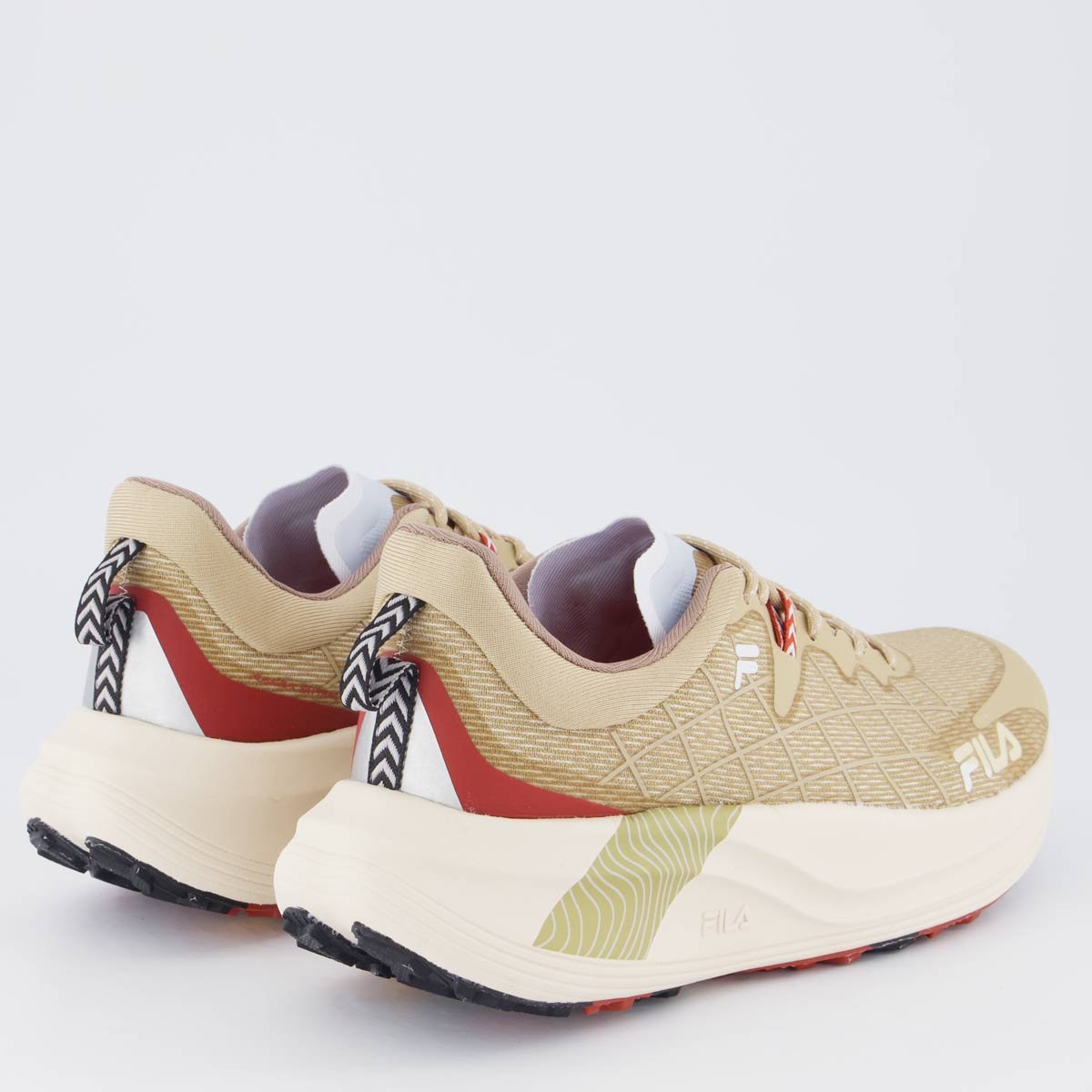 Tênis Fila Skytrail Bege e Oliva Bege 3