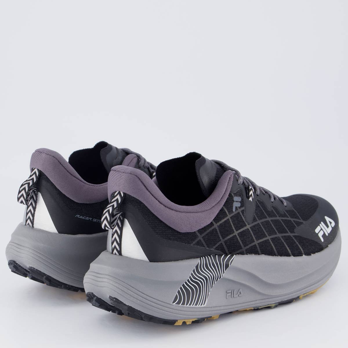Tênis Fila Skytrail Preto e Cinza Preto 3