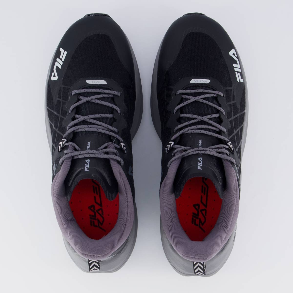 Tênis Fila Skytrail Preto e Cinza Preto 4