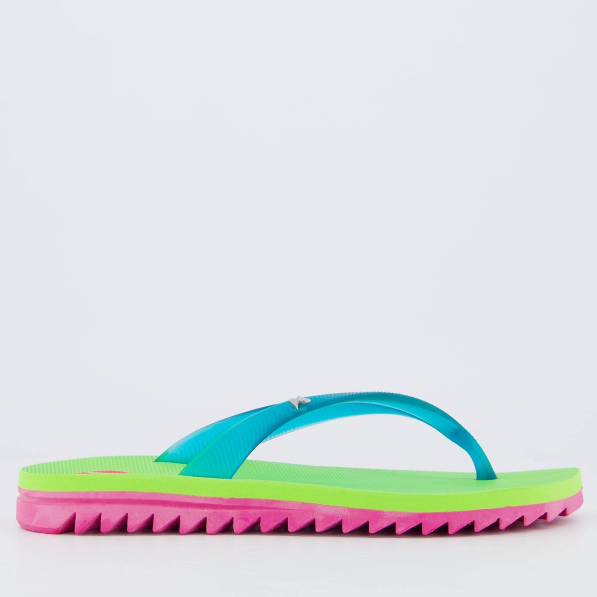 Chinelo Kenner Ibiza Pro Feminino Verde e Rosa Verde 2