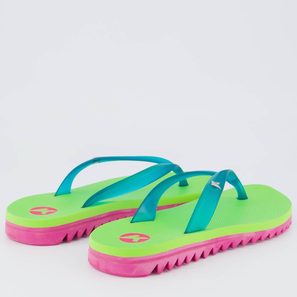 Chinelo Kenner Ibiza Pro Feminino Verde e Rosa Verde 4