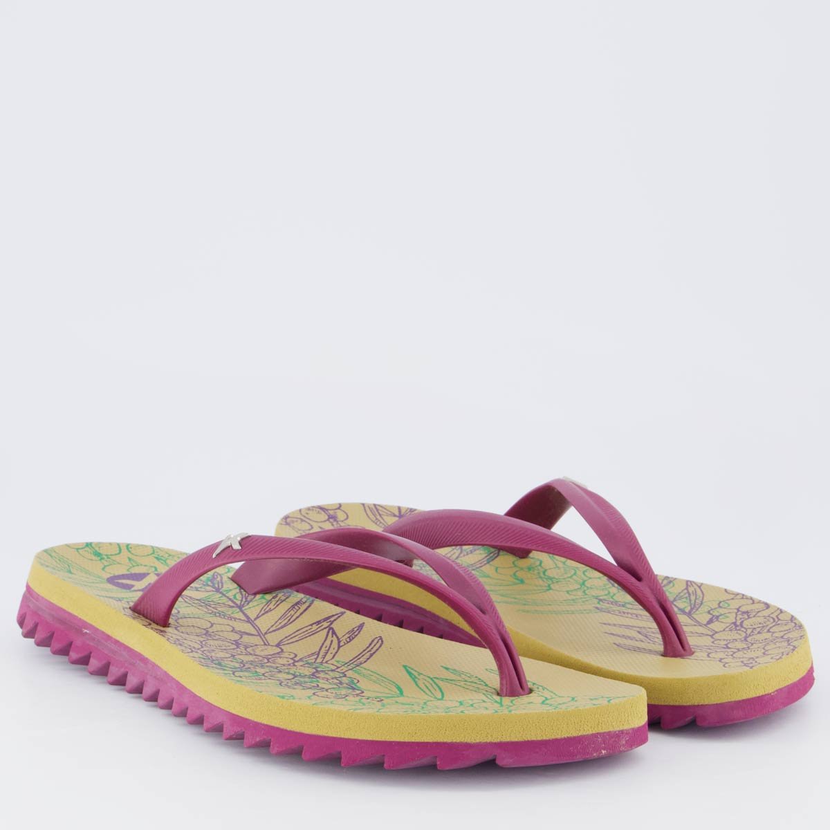 Chinelo Kenner Ibiza Açaí Feminino Marrom Rosa 3