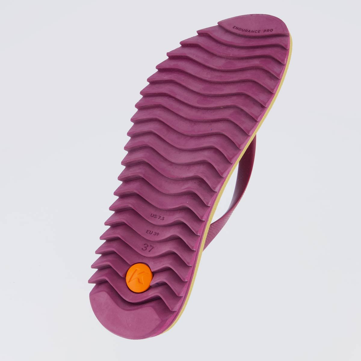 Chinelo Kenner Ibiza Açaí Feminino Marrom Rosa 5