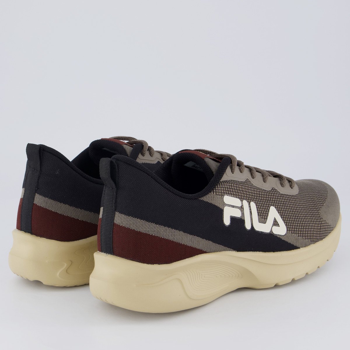 Tênis Fila Vector Cinza e Preto Marrom 3