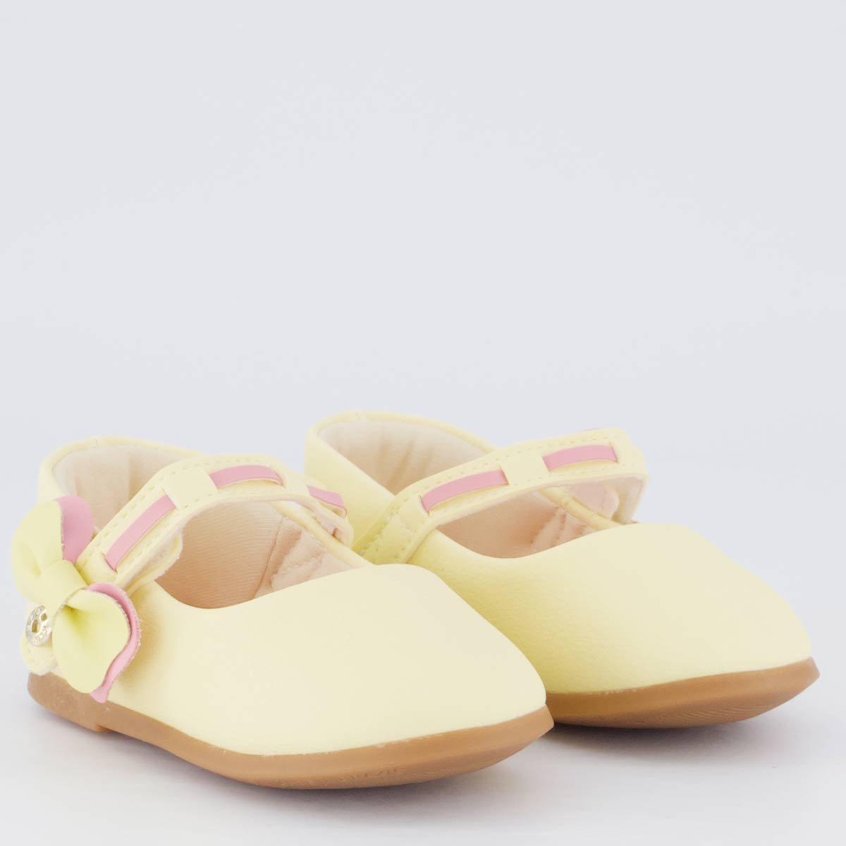 Sapatilha Klin Princesa Infantil Amarela e Rosa Amarelo 2