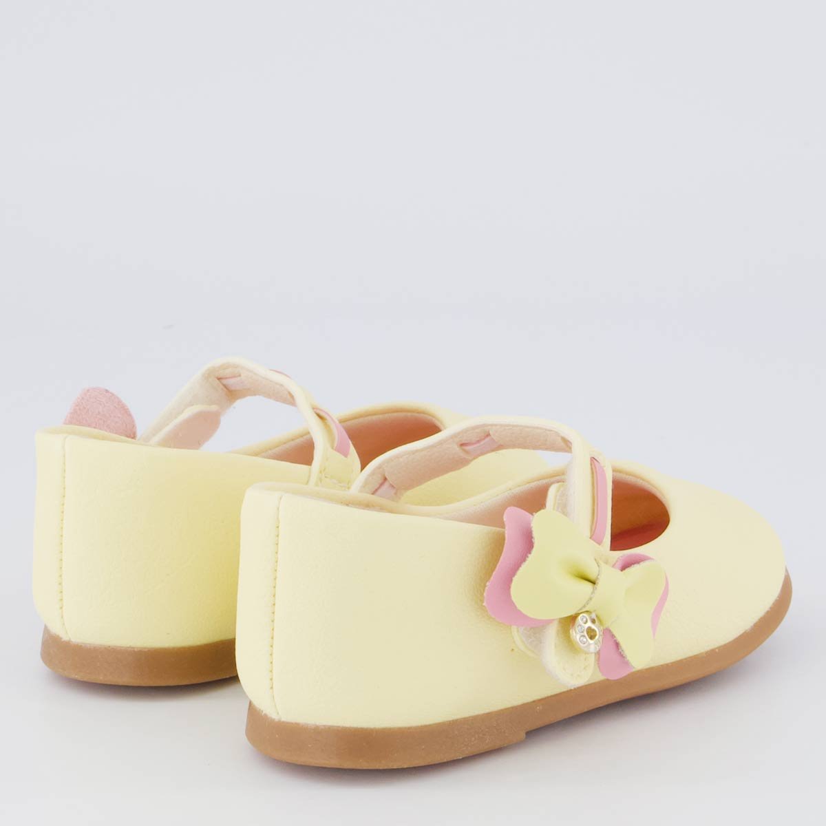 Sapatilha Klin Princesa Infantil Amarela e Rosa Amarelo 3