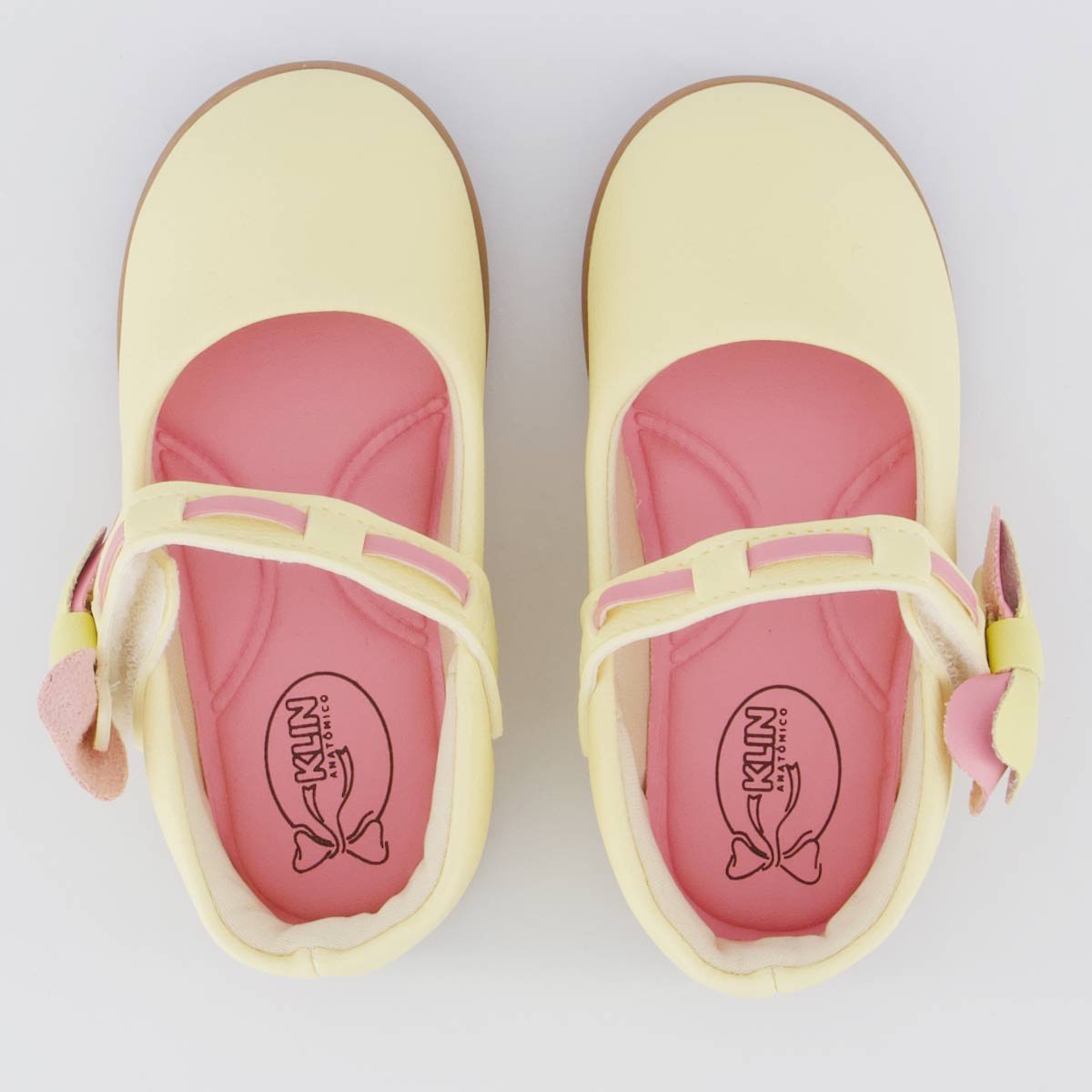 Sapatilha Klin Princesa Infantil Amarela e Rosa Amarelo 4