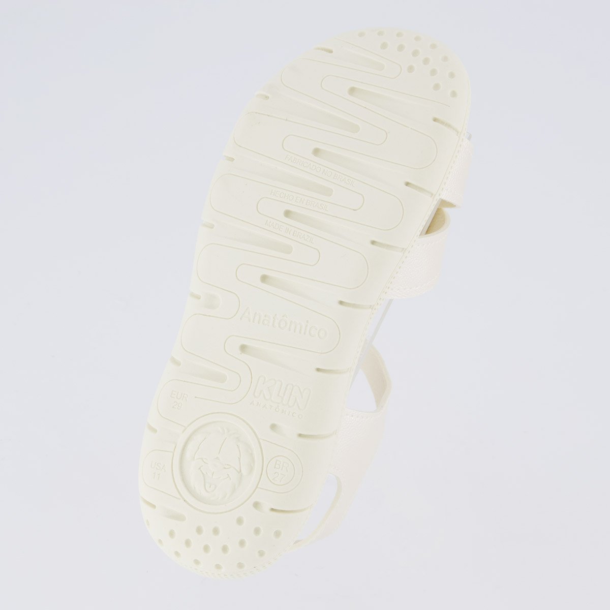 Papete Klin Tic Tac Infantil Off White Bege 5