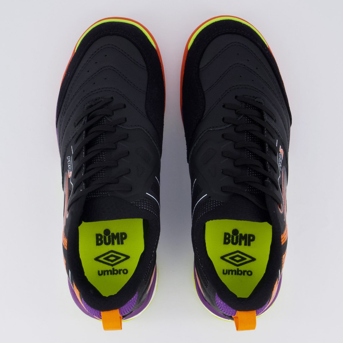 Chuteira Umbro Pro 5 Stable Futsal Preta Preto 4